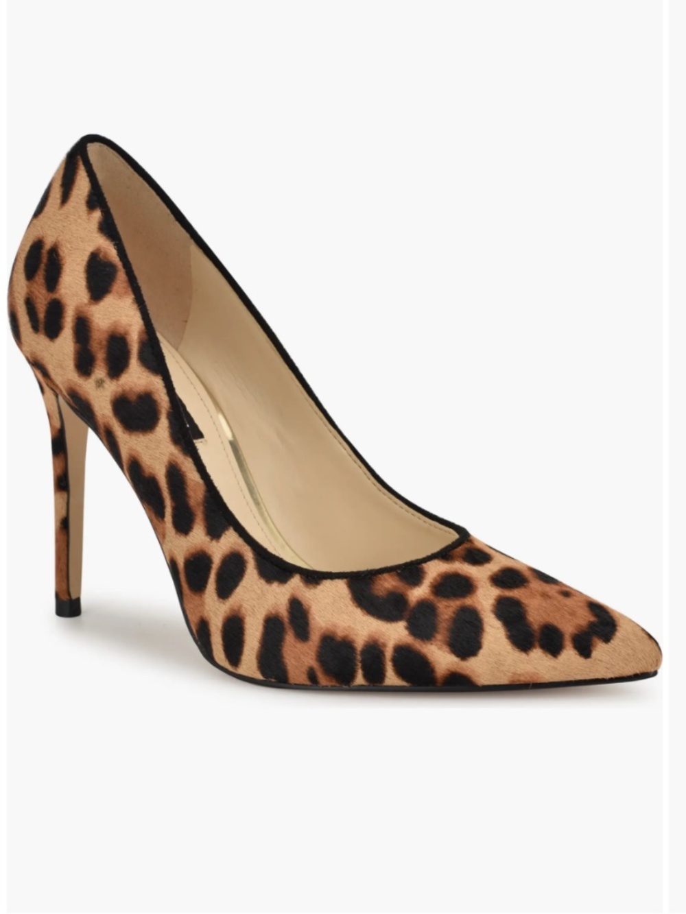 Nine West Pumps Leopard Print Stiletto High Heels 5.5 /Animal Print Worn Twice